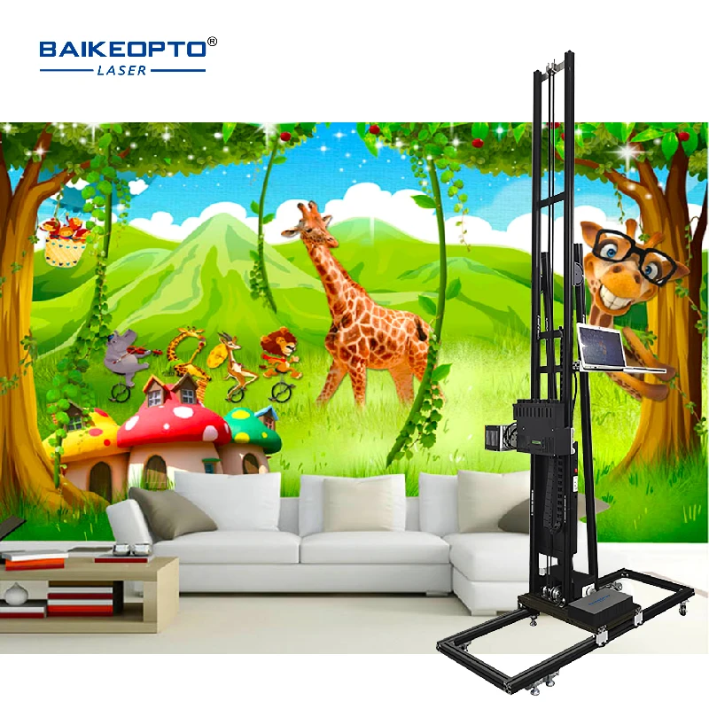 BK-UP1400S Automatic Art Printing Machine Price 3D Vertical Wall Painting Printer