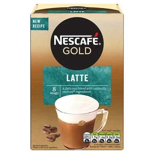 Nescafe Gold Latte 8 Sachets 124g