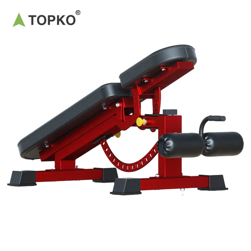 TOPKO High Quality Adjustable Dumbbell Stool for Bench Weightlifting Fitness Equipment Sports Gym Adjustable Bench