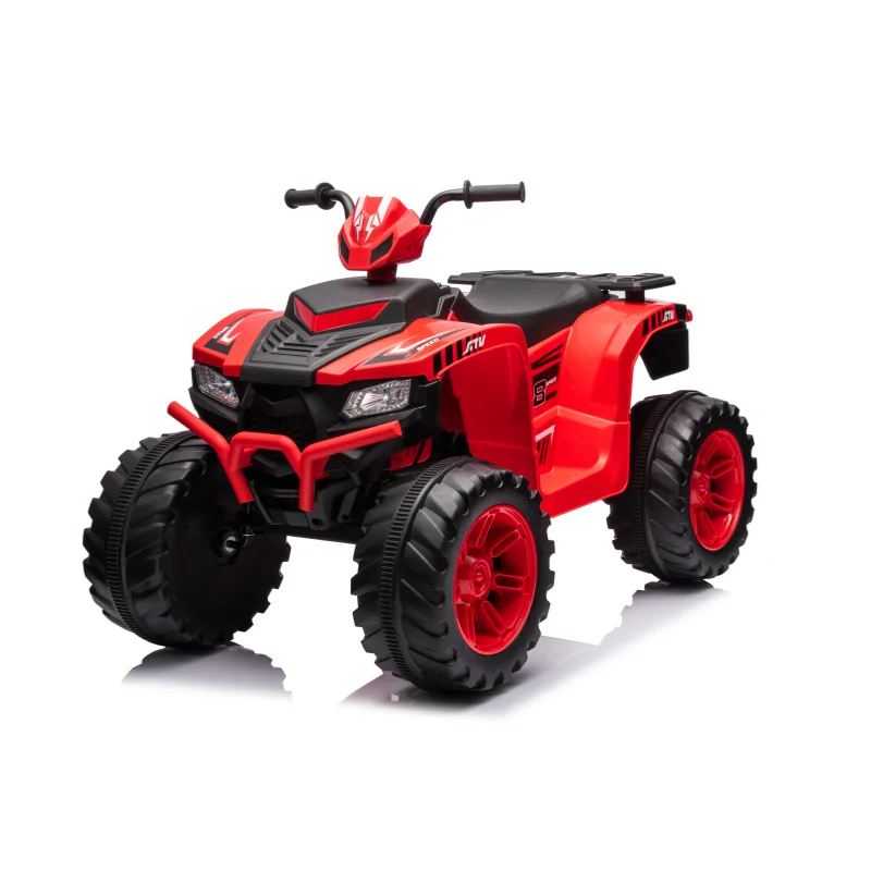 Cool kids  ATV with various colors, slow start forward, headlight, bluetooth,big wheels ATV for outdoors