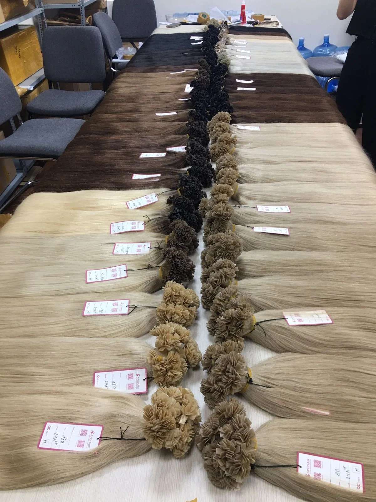 Raw Vietnamese Hair Unprocessed Virgin Natural Straight Wavy Hair Vendors Flat Tip Extension Best Selling Human Hair Wigs