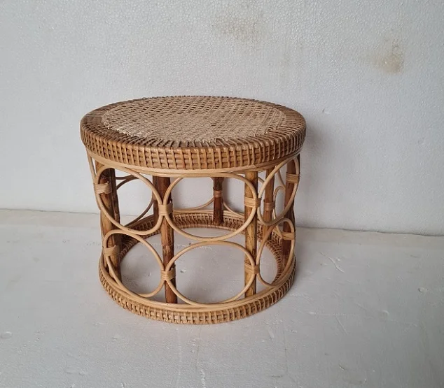 new trend wooden coffee table home furniture round end side tables handicraft from vietnam