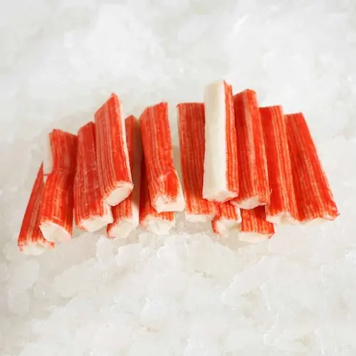 Hot Sale Sashimi Crab Stick Surimi specially for Children Delicious Cooked Dessert Food in Attractive Box or Bag Packaging