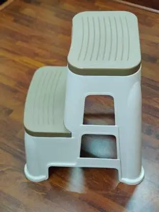 Anti-skid Step Stool for kitchen/2 Step Household Steel Ladder Medical Step Stool /Double Step stool Toilet Toddlers Baby Child