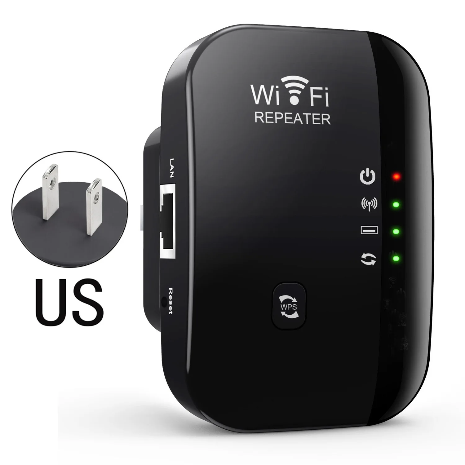 Беспроводной 300 Мбит/с WiFi усилитель диапазона сигнала Wifi 802.11N/B/G WIFI ретранслятор