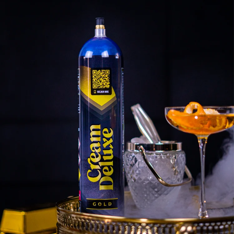 Huge Demand on Top Notch Quality 615g Cream Deluxe Gold Whipped Cream Charger at Genuine Market Price