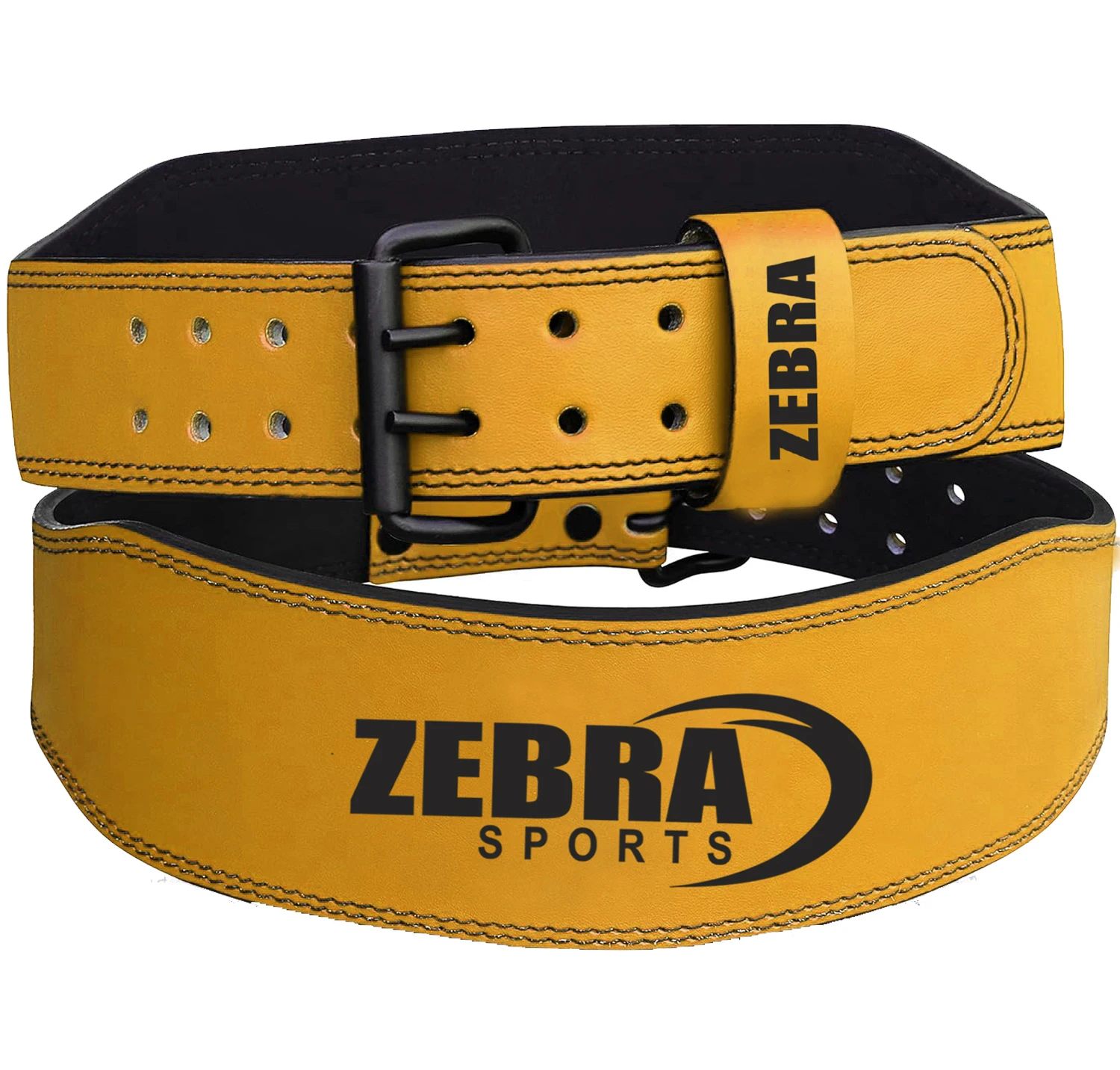 Custom Made Gym Fitness Metal Buckle Power Lifting Professional Belt Cheap Training Leather Durable Weightlifting Power Belt