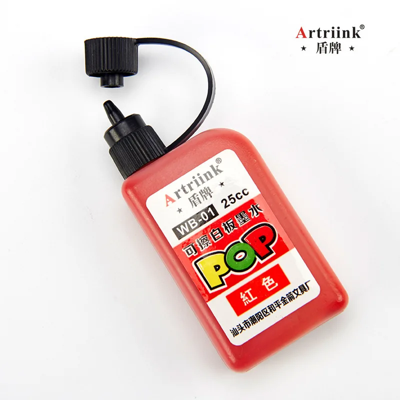 Artriink WB-01 Best quality 25ml  dry erase whiteboard marker pen refill ink stationery school Safe non-toxic