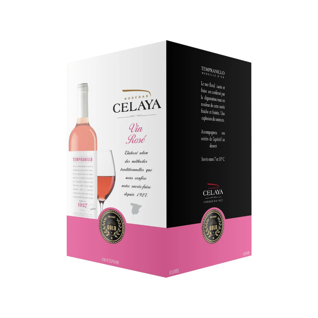 Высококачественная испанская сумка Tempranillo в коробке (нагрудник) розовое вино 10 л для Horeca