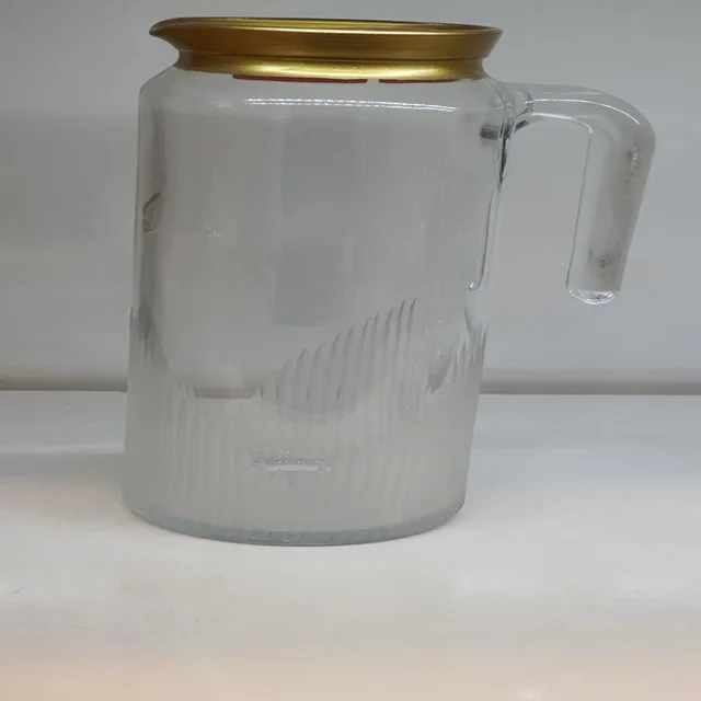glass water pitcher  carafe water bottle with handle bottle glass wedding party quality water glass crystal jug with lid colorfu