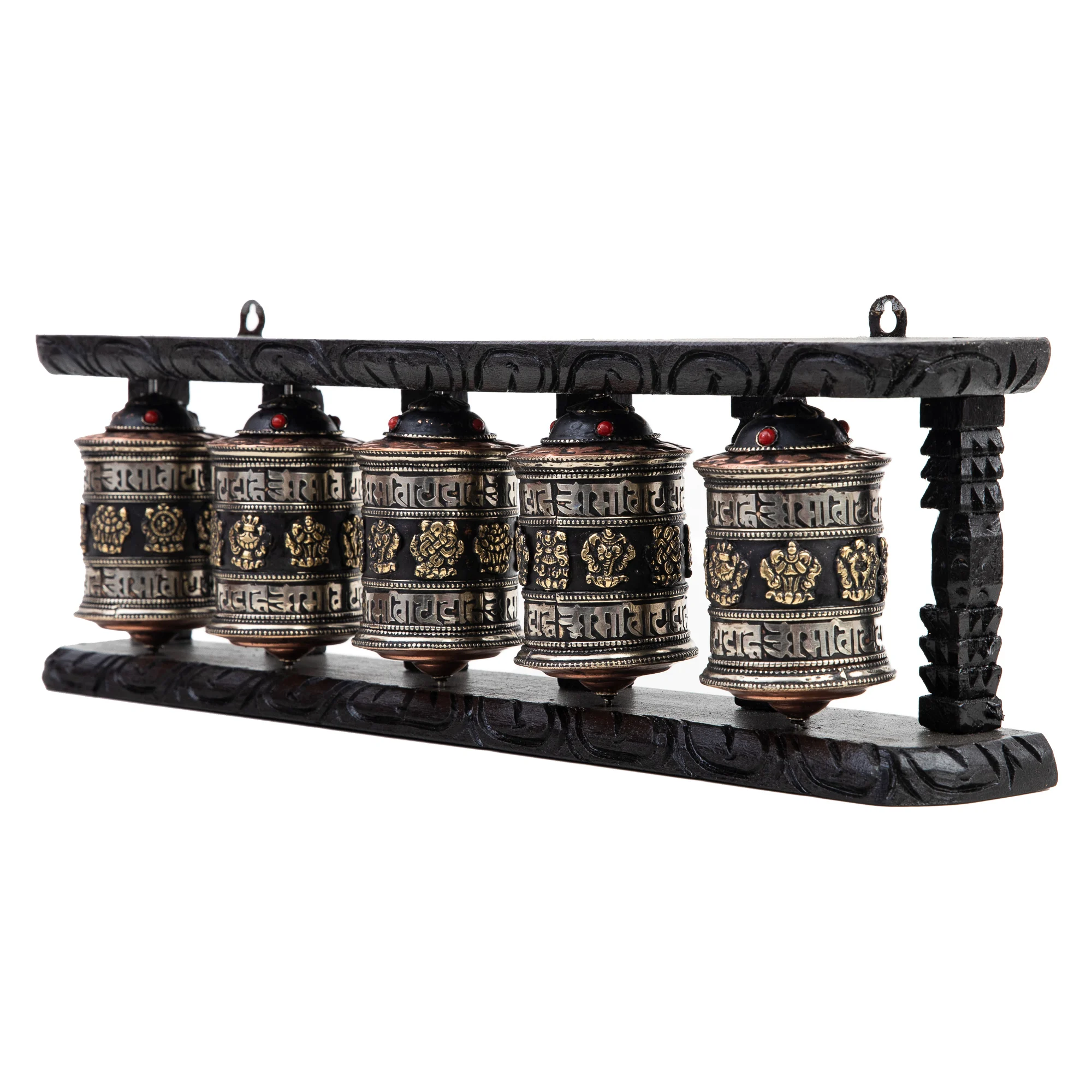 Medium Tibetan Mantra Prayer Wheel - Enhance Your Spiritual Meditation Journey
