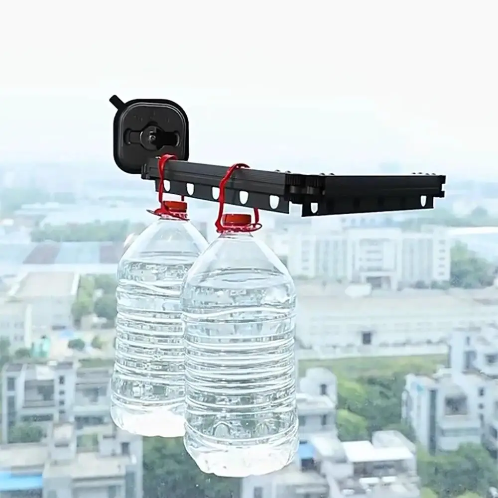 2023 Customized Clothes Foldable Drying Rack Sucked High Quality Automatic Suction Cup Dry And Aluminum Laundry Drying Rack