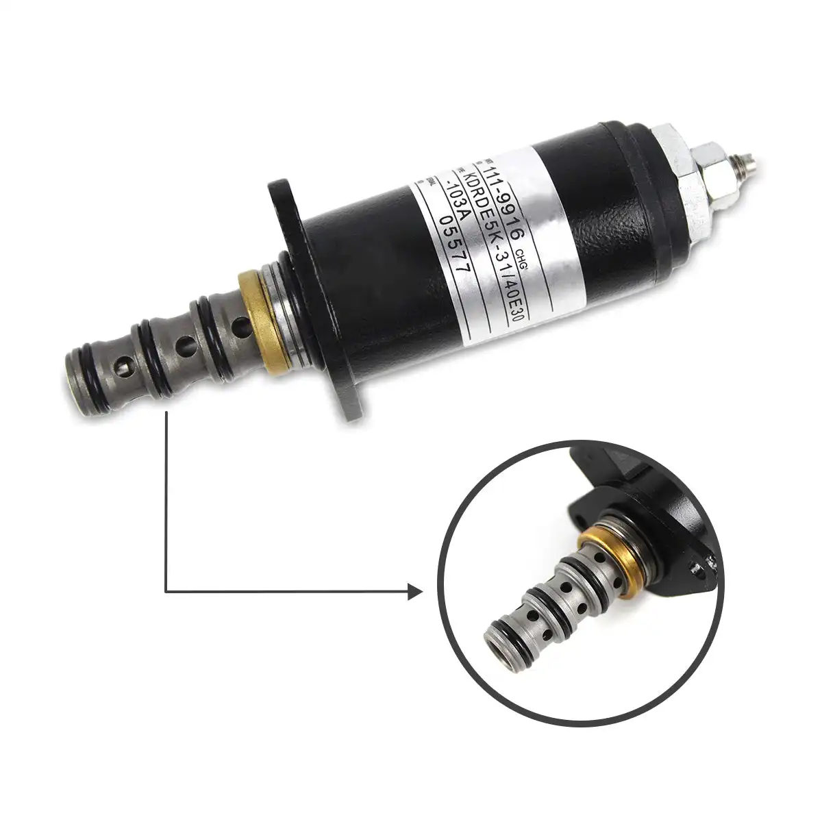 111-9916 KDRDE5K-31/40E30-137 Solenoid Valve for CAT E320D E320B E320C Electromagnetic