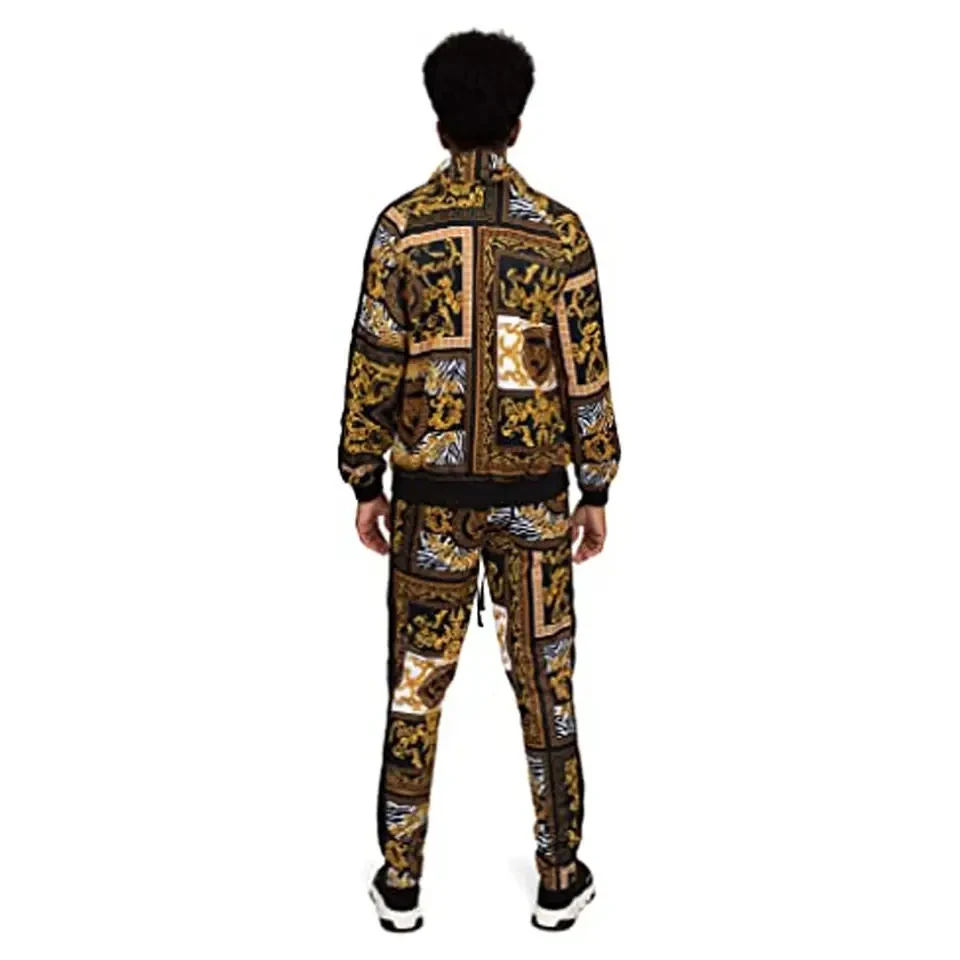 High Quality Custom Reflective Logo Outfits Sweatsuit Joggers Jogging Suits Tracksuits For Men Women