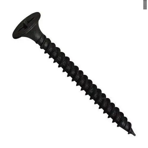 Screw For Wall Ceiling Track Systems Black Phosphated Coarse Thread Bugle Head Drywall Screws