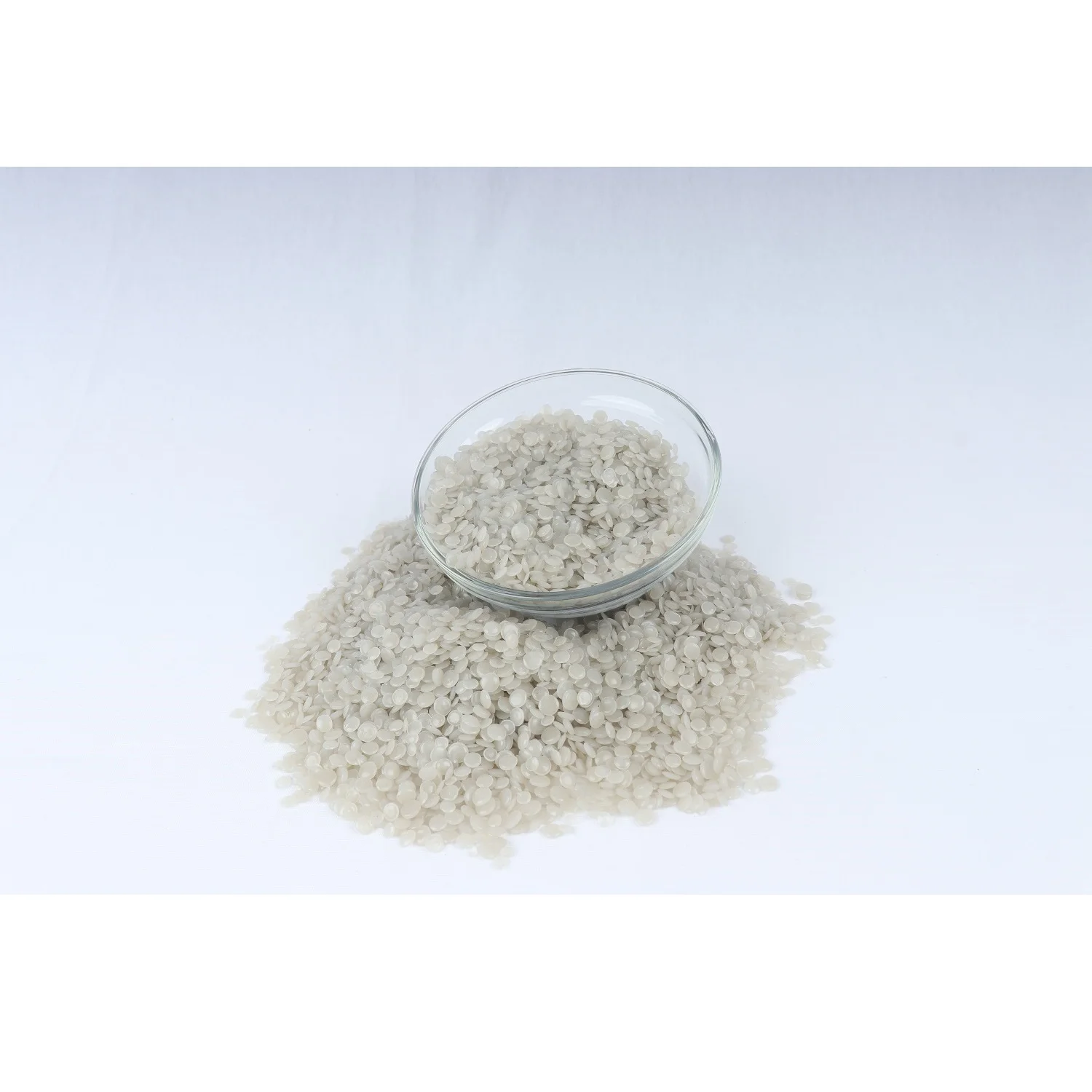 Натуральные повторно используемые гранулы r-LDPE A, сертифицированные LDPE натурального цвета, круглой формы, прозрачный внешний вид LDPE