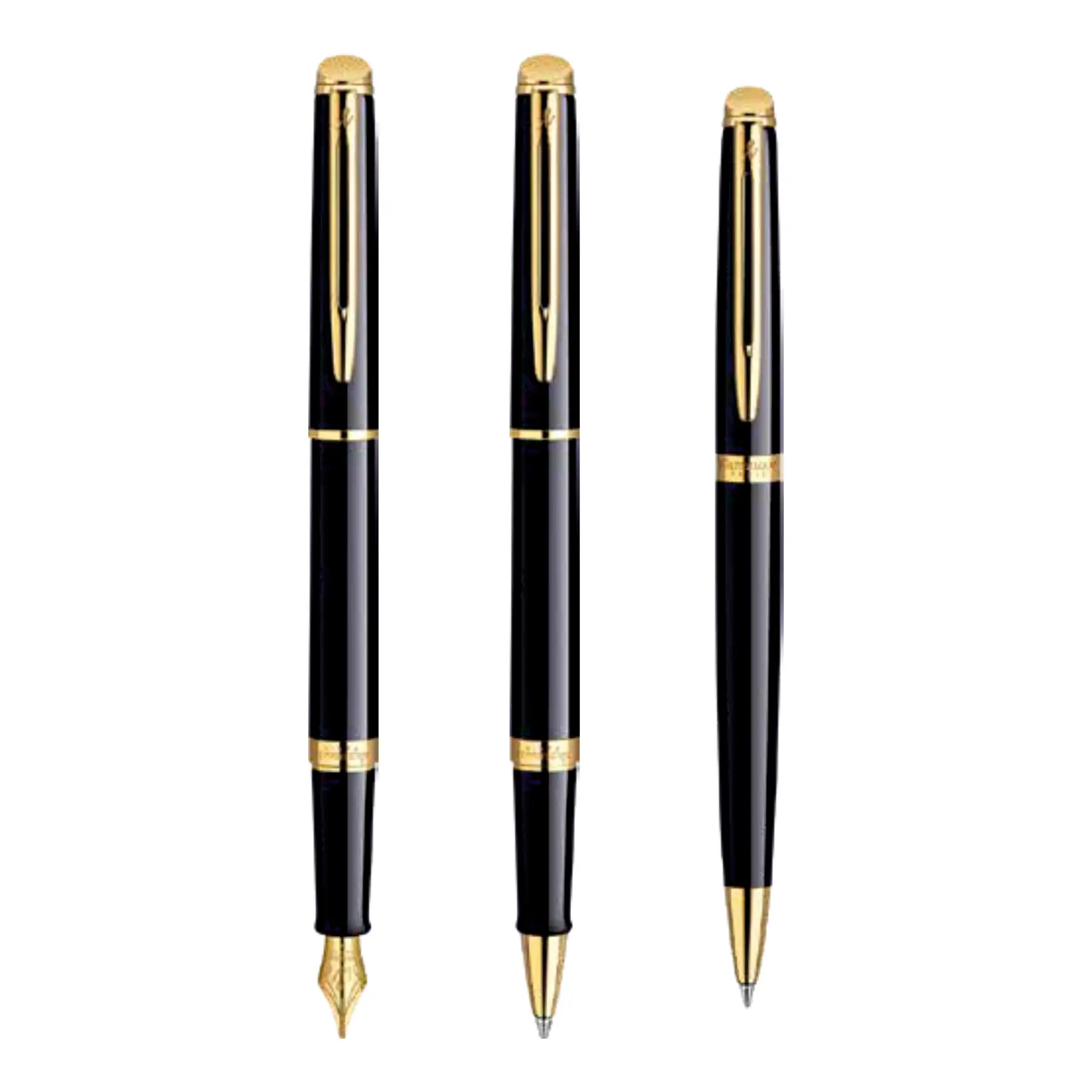 Premium Corporate Parker Gift Promotional Waterman Hemisphere Mars Black Gold Trim Custom Roller Parker Fountain Ballpoint pens