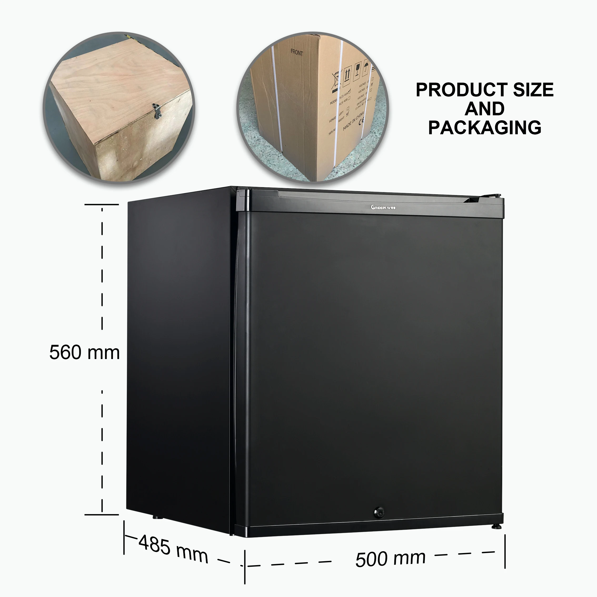 Hot sell 60L noise-free foamed Mini Refrigerator Mini Bar Cooler Energy Drink Mini Fridge