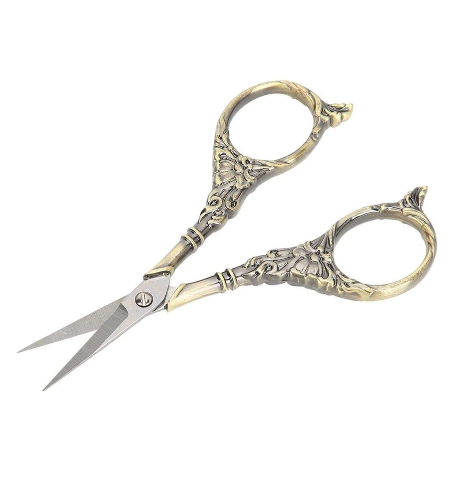 Mini Portable Eyebrow Shear Peeling Embroidery Scissors Home Multi Purpose Small Embroidery Fancy Scissors