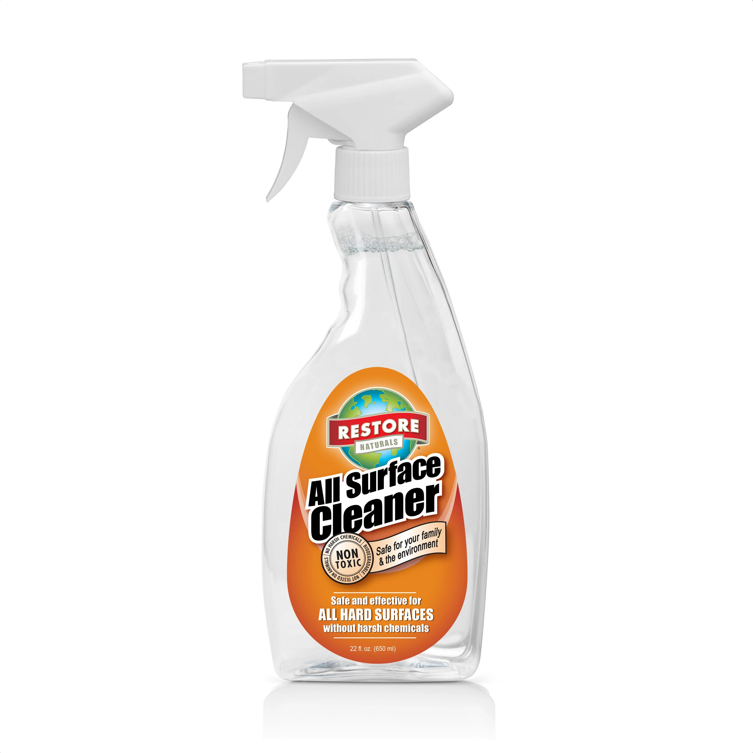 Non-toxic, Plant-Based All Surface Cleaner (22 fl. oz. / 6 pack)