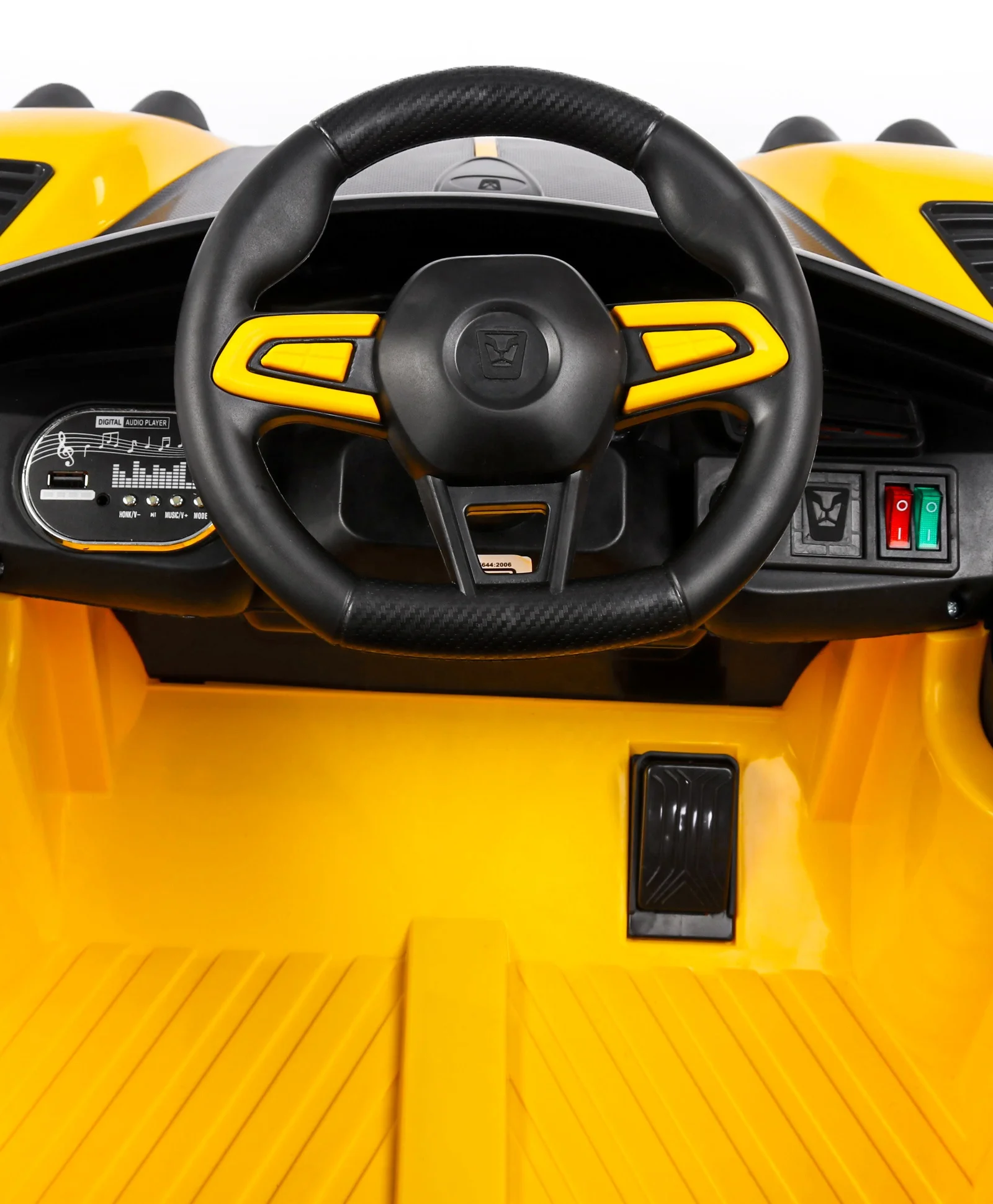 trending yellow and black color kids ride on battery operated outdoor fun activity for kids child toddler with remote control