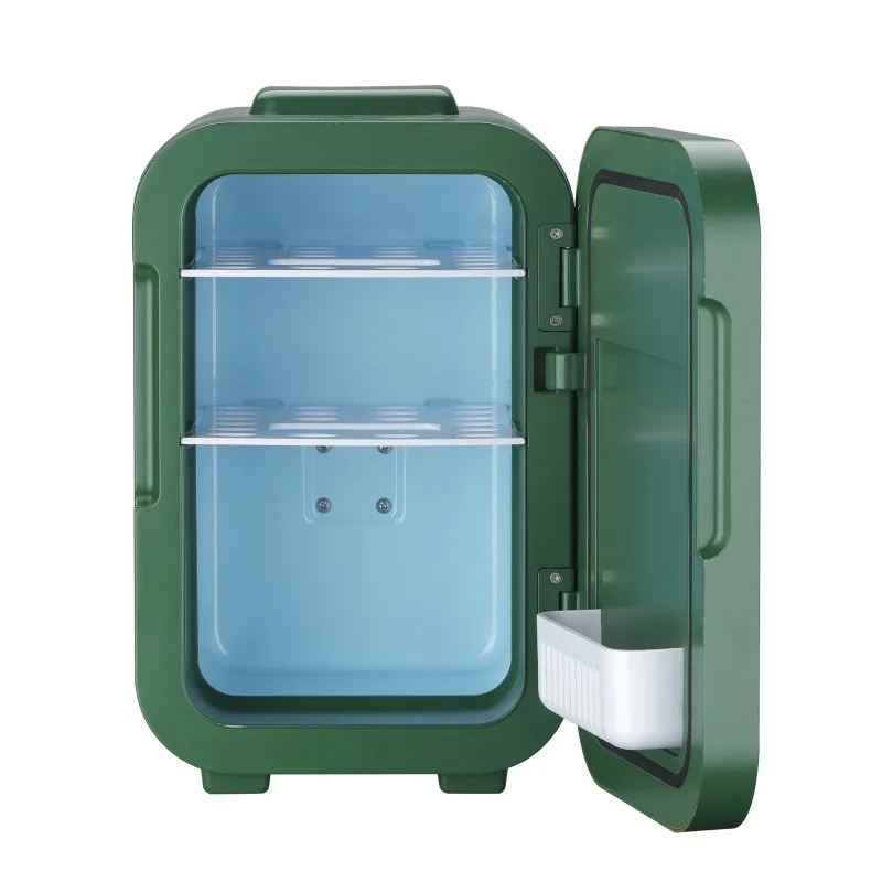 8L Beauty Display Digital Hot and Cold Dual  Mini Refrigerator for Car and Home Use