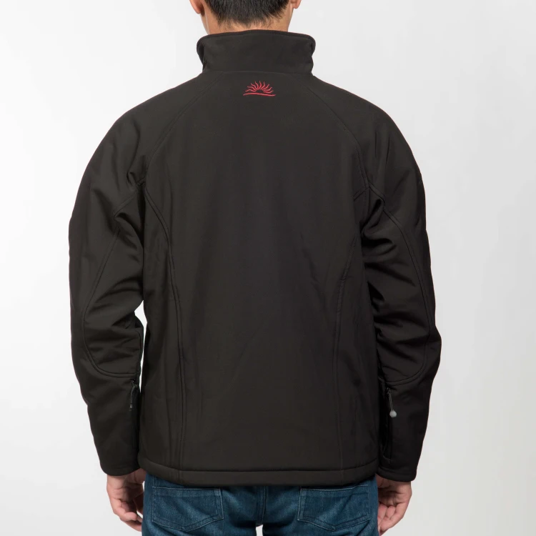 Custom 100% Carbon Fiber Heating Elements 7.4V 12V Battery Dual Control Heated Jacket With Heated Gloves