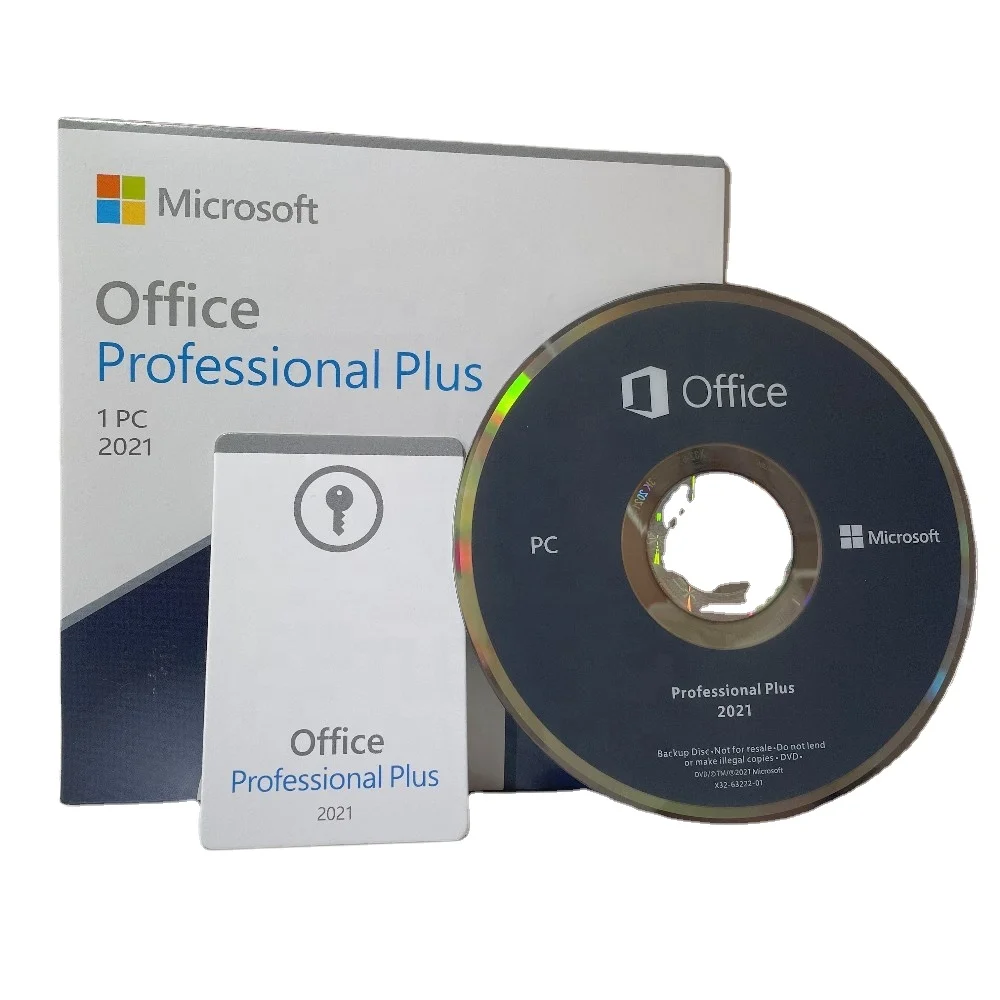 Профессиональная розничная коробка для ключей Office 2021 Pro Plus 100% глобальная онлайн Активация цифровая лицензия электронная почта Мгновенная