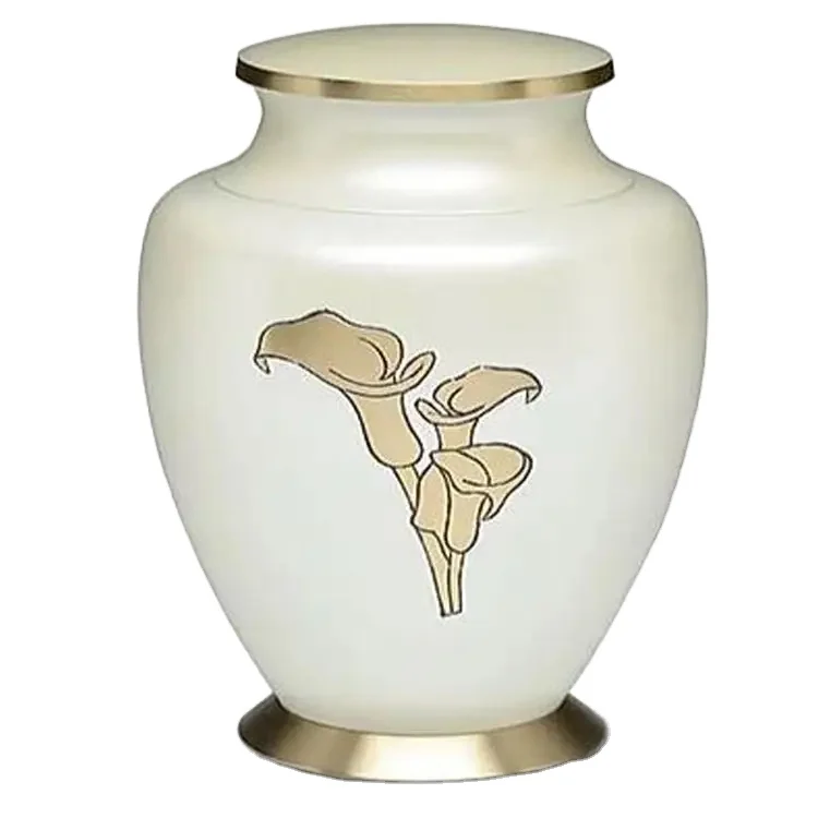 High on Demand Metal Funeral Supplies Urns for Human Ashes Used Home Decorative Items from Indian Supplier and Exporter