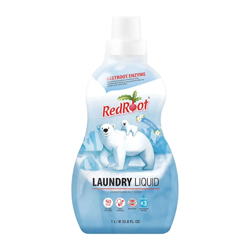 Baby Products of All Types RedRoot Laundry Detergent_Musk Floral Contains Beetroot Enzyme Ingredients
