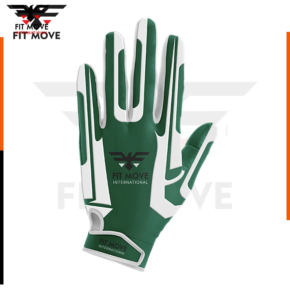 2022 New Arrival Custom Design Grip Football Adult Receiver American Football Equipment Adult Youth American Football gloves