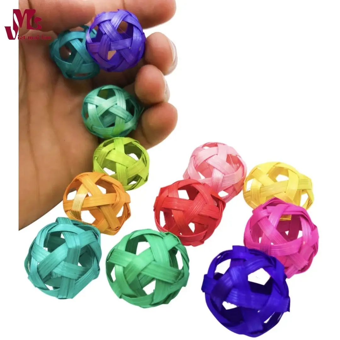 Тканый бамбуковый круглый шар из соломы