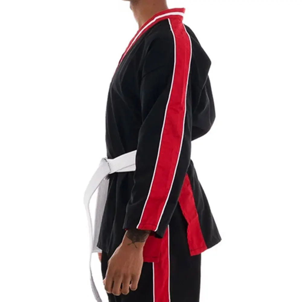 Wholesale Comfortable Men Cotton Polyester Taekwondo Uniforms / Best Martial Arts Uniform Breathable Men Taekwondo Uniforms