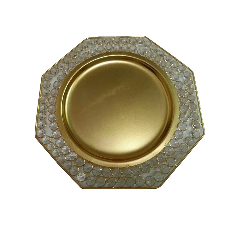 Attractive Designer Charger Plate Hotel Catering Salad Serving Decorative Platter Kitchenware Plates
