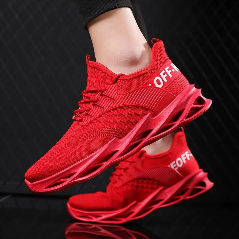 2022 Wholesale New Style Fly Weave Breathable Sport  Men Non-slip Casual shoes Fashion Sneakers