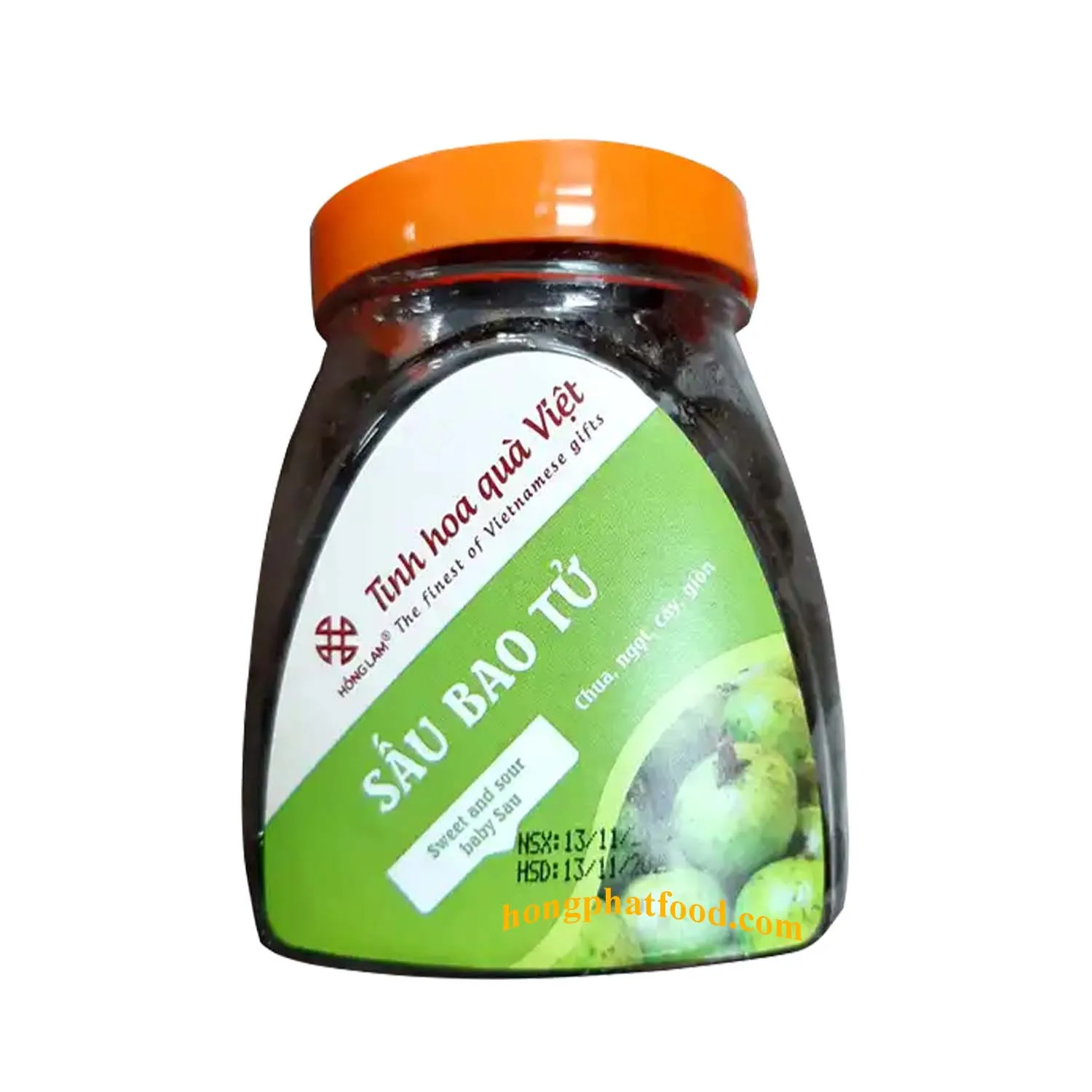 %100 Natural fruit Northern Vietnamese specialties No Additives jar Packing Dry Fruit Hong Lam sweet & sour Baby Sau 200g tasty