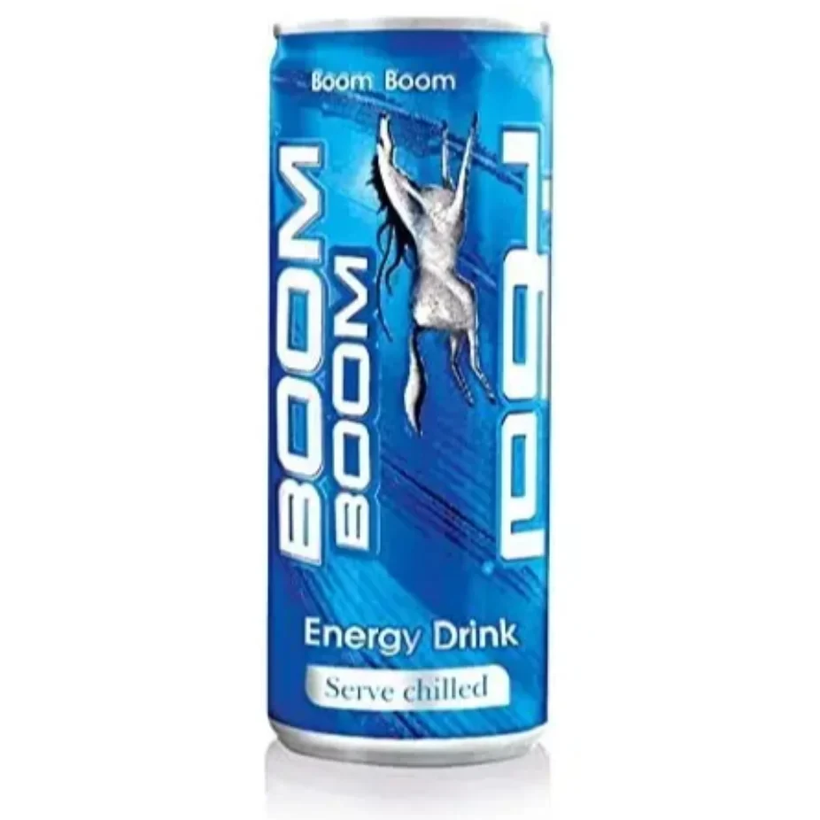 Best Quality Boom Boom Energy Drinks Pack of 24 Bulk Sale Wholesale Supplier Ingredients Water Ginseng Sugar Boxes/Cans/Bottles