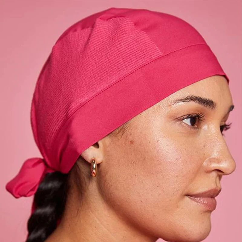 New Cotton Printing Medical Surgical Hat Sweat-Absorbent Pet Nursing Scrub Caps Hospital Doctor Work Hat Nurse Scrub Cap