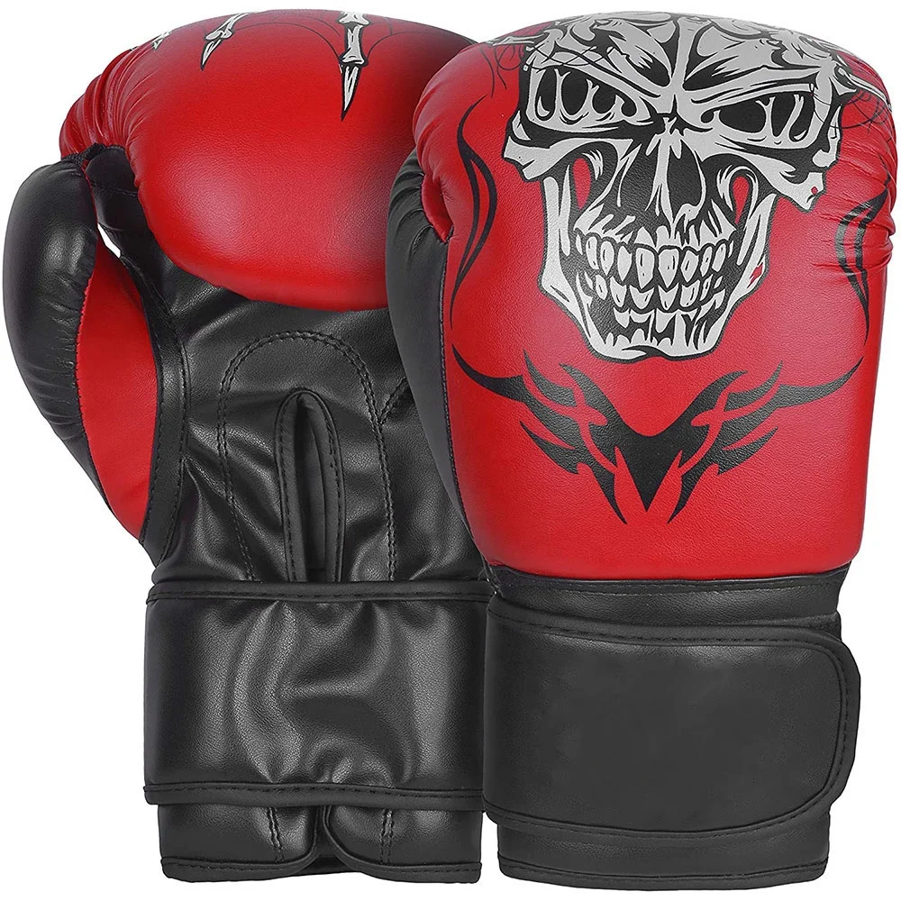 Kids Fitness Boxing Gloves for Kickboxing and Punching Bag Workouts Leather Sizes 8oz 12oz 16oz