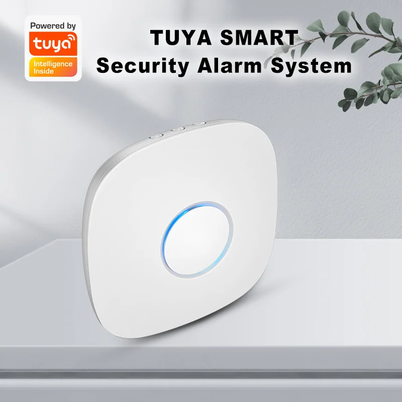 HIMOJO Factory Direct Sale Tuya APP Gateway WIFI Door PIR Sensor Bell Integrated Fire Detecting Smart Secure Alarm System Home