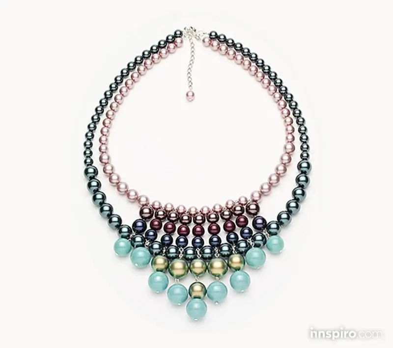 Hot Quality Resin & Embroidery Making Latest Design Necklace crystals healing stones silicone beads beads for jewelry making