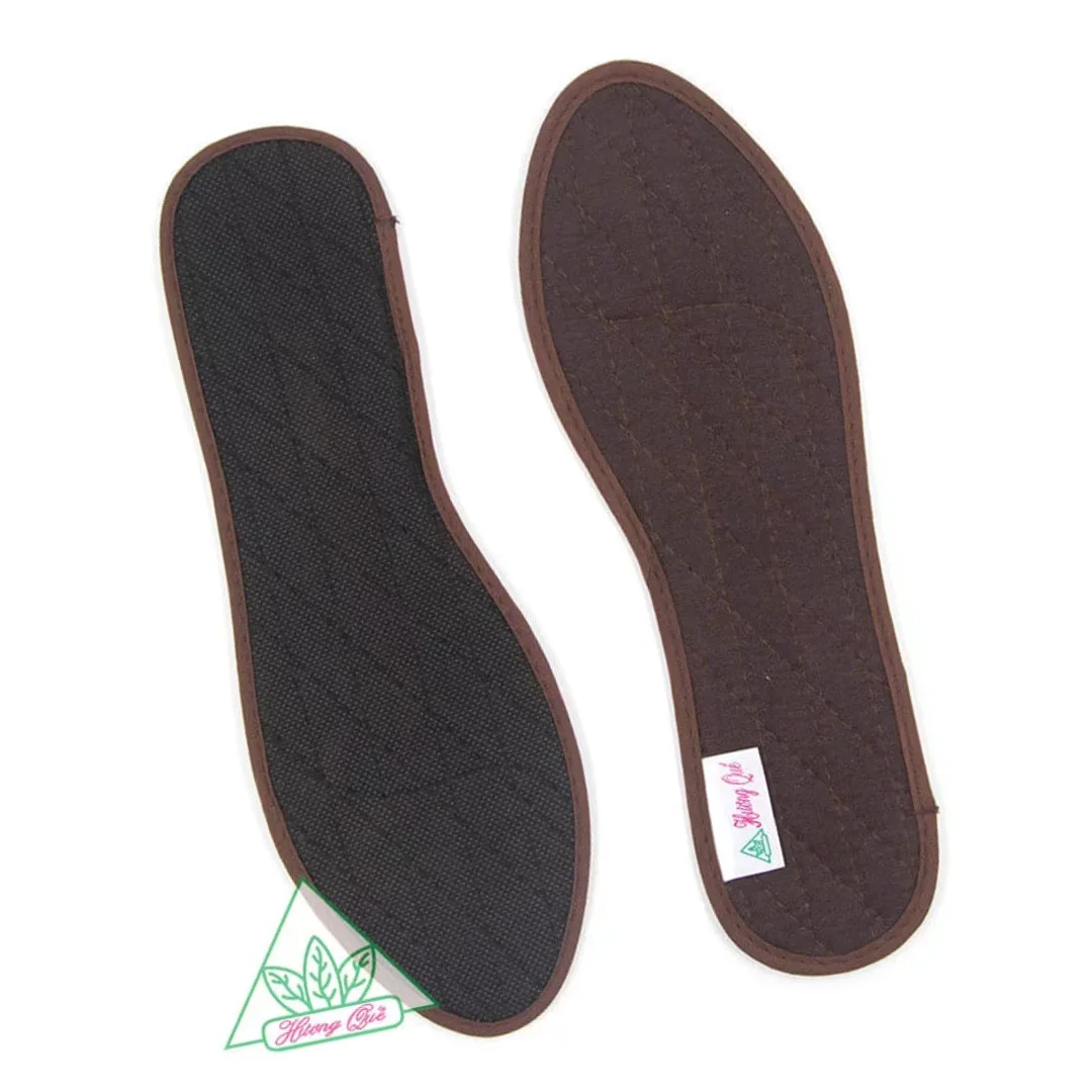 100% Natural Cinnamon Powder Anti-Sweat Sports & Comfort Shoe Insoles New Process Sticky EVA Insoles for Kids Warm Insoles