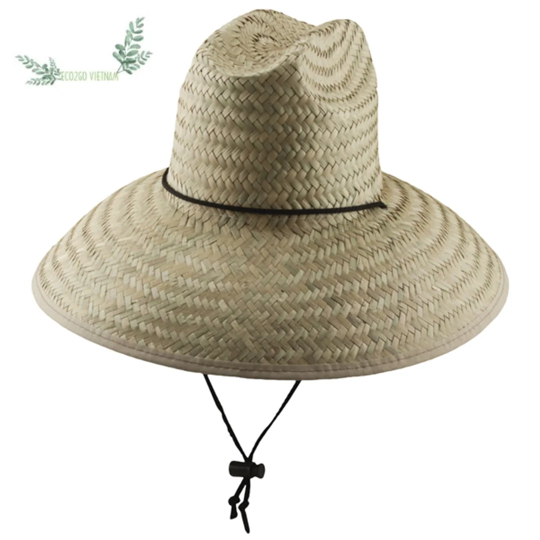 NATURAL STRAW SUMMER WOMEN HAT/STRAW WITH CUSTOM LOGO/STRAW HAT FOR MEN FROM ECOGO VIETNAM