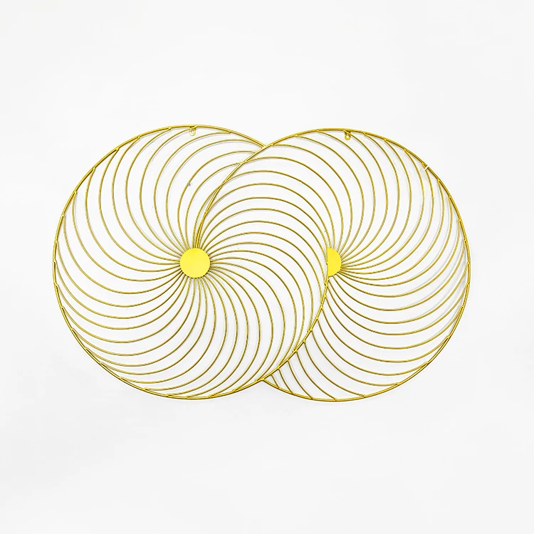 Luxury Selling Wall Art Home Interior Display Metal Wall Art Living Room Frame Wall Hanging Fashion Flower Home Decoration