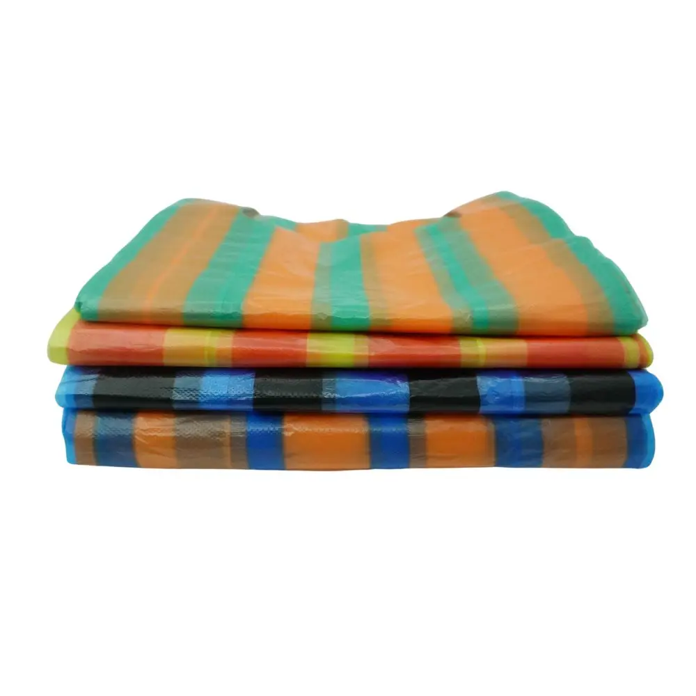Hot Sale Logo Design Printed Striped T shirt Bag Multicolor Thickened Shopping T Shirt Vest Bag Grocery Bag for Packaging