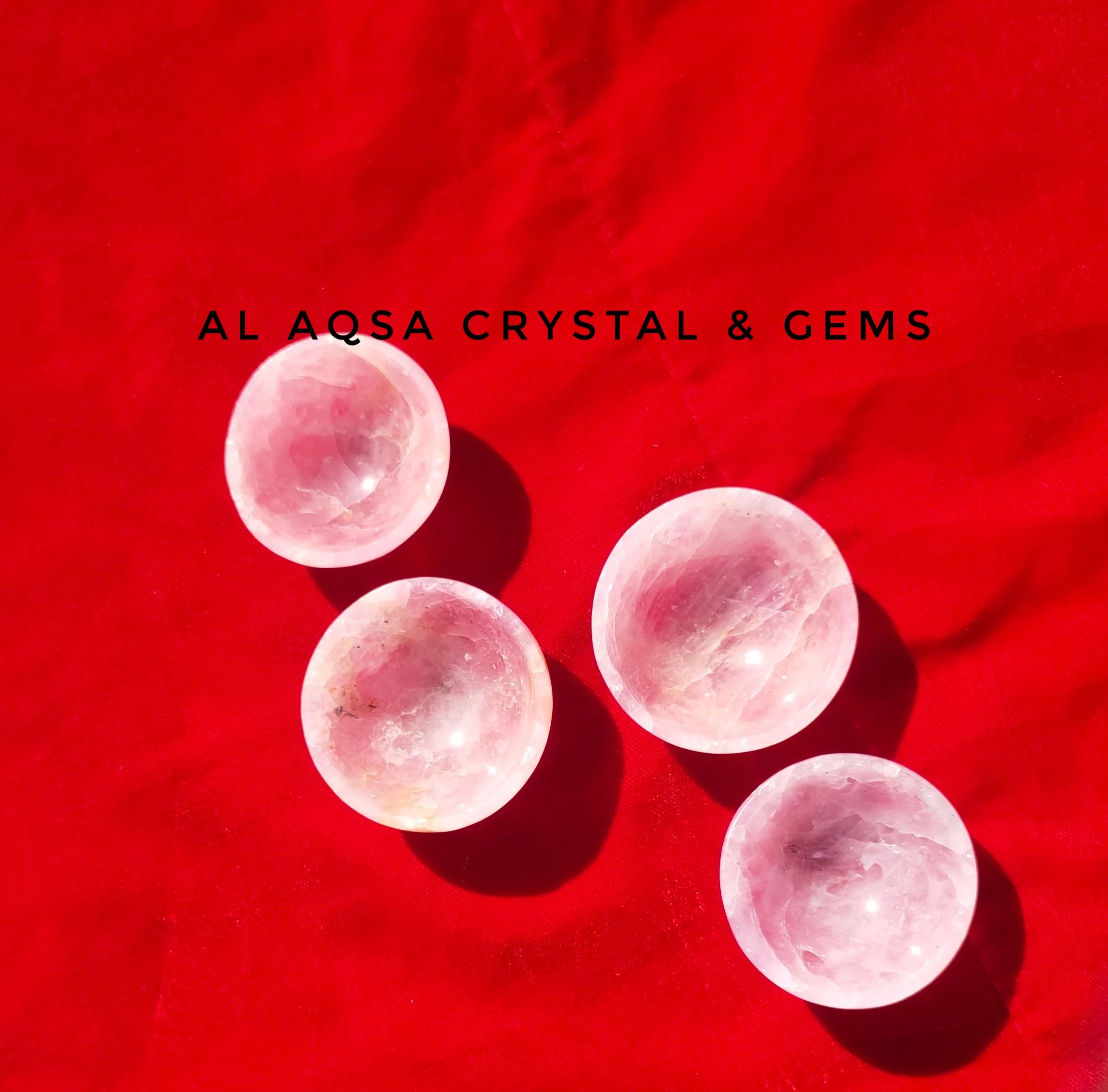 Natural beautiful semi precious pink rose quartz healing crystals bowls for home or table decoration or decoration gifts