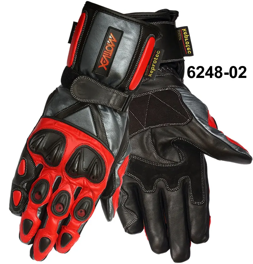 Motorbike Racing Gloves Biker Motorcycle Guantes De Moto Leather Glove Hand Protection Motorrad Motocross Road Race Gloves