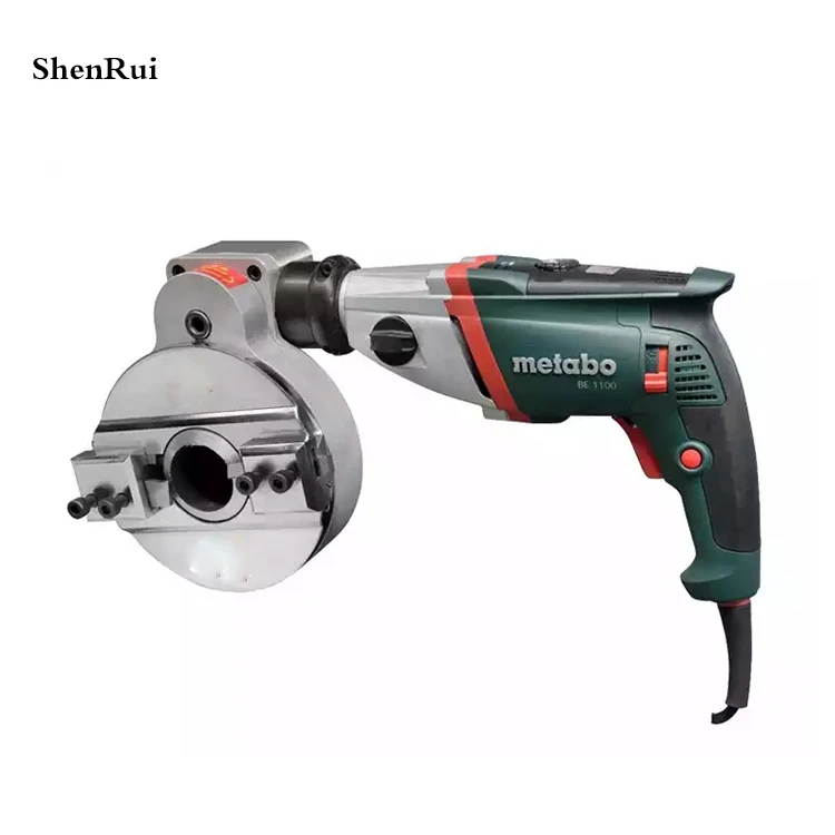 High effective SCB-63 electric cold working portable cam-type self-centering pipe cutting beveling machine
