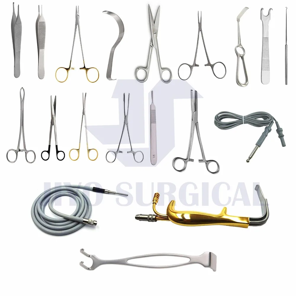 Top Of Our Production High Quality Breast Augmentation Set Of 38 Pcs , Plastic Surgery, Surgical Instruments Set A+