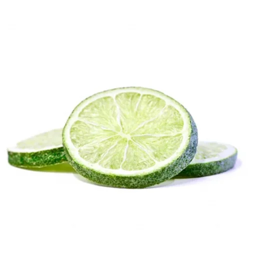 100% Vietnamese High-quality Pure Freeze-dried Green Lime Slices Healthy and Perfect for Decorating Desserts, Candles, and Tea.